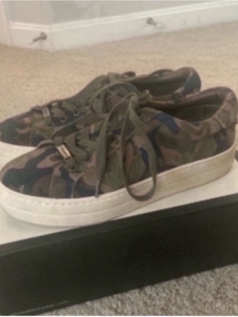 J Slides Camo Suede Hippie Sneakers
